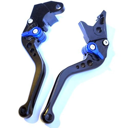 Short Black Blue Clutch & Brake Levers For Suzuki Gladius SFV650 2009-2016