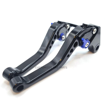 Short Black Blue Clutch & Brake Levers Honda CBR 500 R / CB 500 F/X 2013-2021