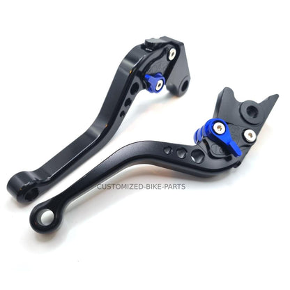 Short Black Blue Clutch & Brake Levers Honda CBR 500 R / CB 500 F/X 2013-2021