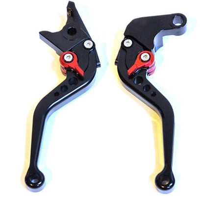 Short Black Red Clutch & Brake Levers For Honda CBR650R CBR 650 R 2018-2024