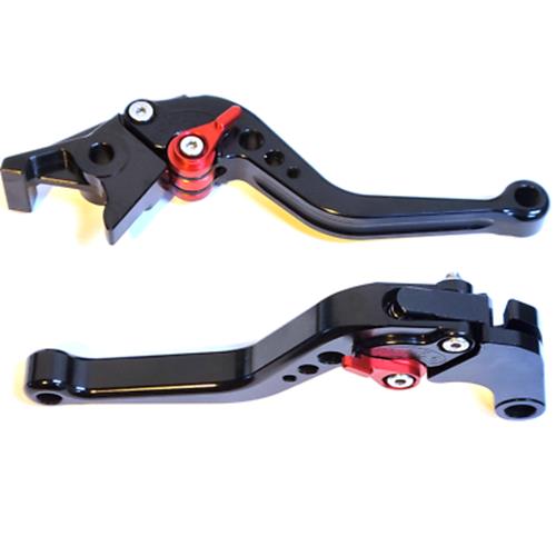 Short Black Red Clutch & Brake Levers For Honda CBR650R CBR 650 R 2018-2024