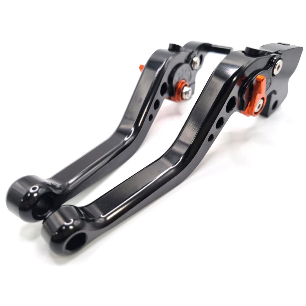 Short Black Orange Clutch & Brake Levers For KTM 390 Adventure 2020-2024