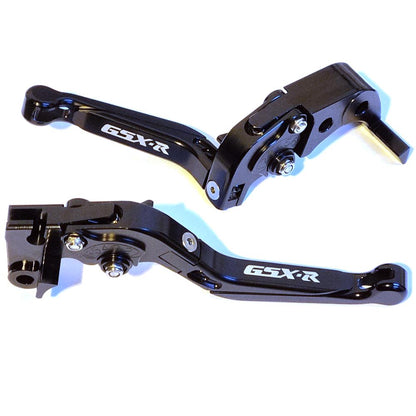 BLACK / BLACK BRAKE & CLUTCH LEVERS SET SUZUKI GSX-R 600 / 750 / 1000 2006-2010