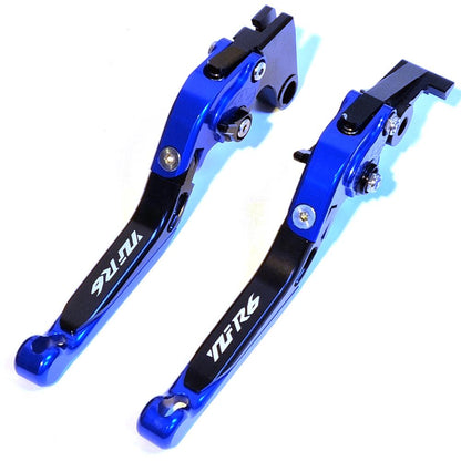 YAMAHA YZF-R6 1999-2004 Blue/Black Addjustabl Extendable Brake & Clutch Levers