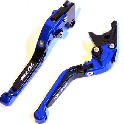 YAMAHA YZF-R6 1999-2004 Blue/Black Addjustabl Extendable Brake & Clutch Levers