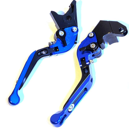 BLUE / BLACK BRAKE & CLUTCH LEVERS SET SUZUKI GSX-R 600 / 750 / 1000 1996-2003