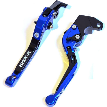 BLUE / BLACK BRAKE & CLUTCH LEVERS SET SUZUKI GSX-R 600 / 750 / 1000 1996-2003