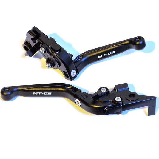 Yamaha MT-09 2014-2020 Adjustable Clutch Brake Lever Set - Black / Black