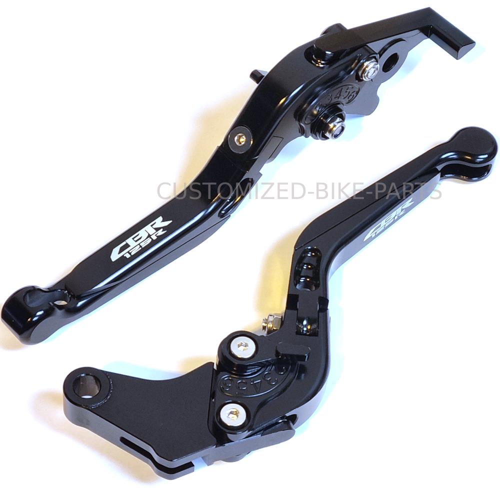 Honda CBR 125 R 2004-2023 | Adjustable Clutch Brake Lever Set Black / Black