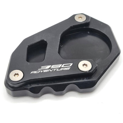 Black/Black Side Stand Kickstand Shoe Extender - KTM 390 Adventure 2020-2024