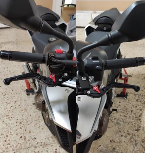 ADJUSTABLE BRAKE CLUTCH LEVERS SET - Honda CB125R 2019-2024