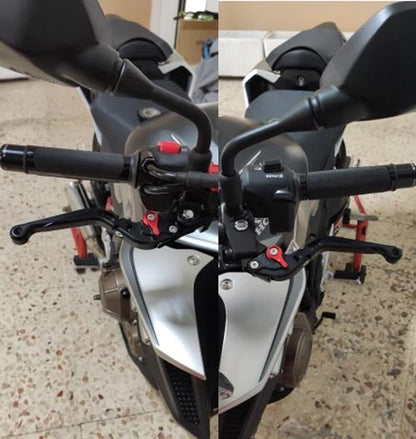 ADJUSTABLE BRAKE CLUTCH LEVERS SET - Honda CB125R 2019-2024