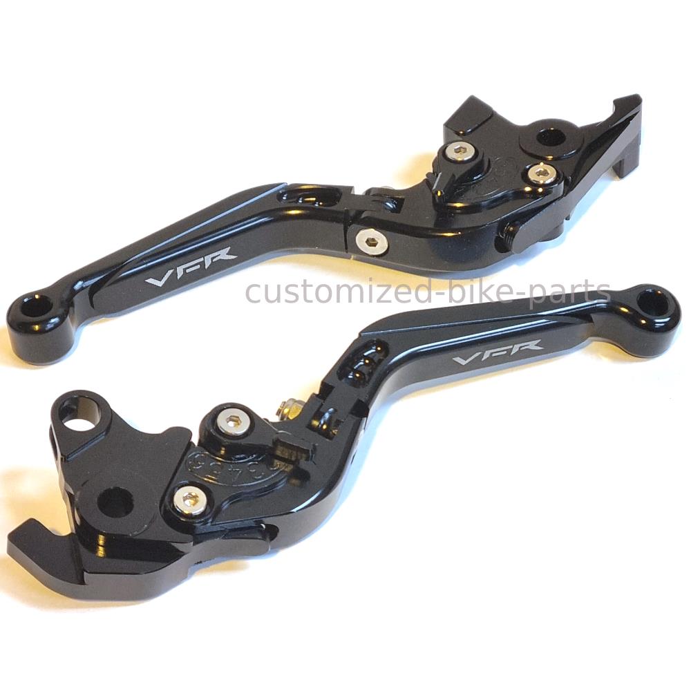 Honda VFR 800 VTEC 02-08 /  Fi/W1 98-01 Clutch & Brake Lever Set - Black