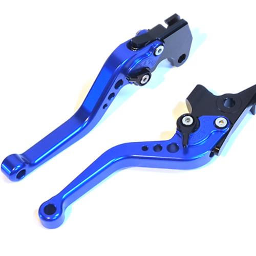 CNC Short Blue Clutch & Brake Levers For Suzuki GSX-R 125 2020-2023