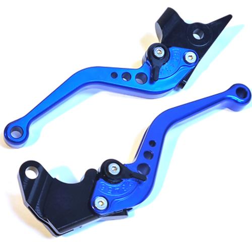 Short Blue Clutch & Brake Levers For Suzuki GSX-S 125 2020-2023