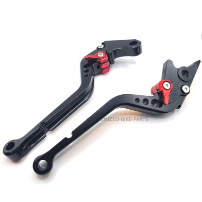 Long Black Red Clutch & Brake Levers For Honda GROM / MSX125 2013-2024