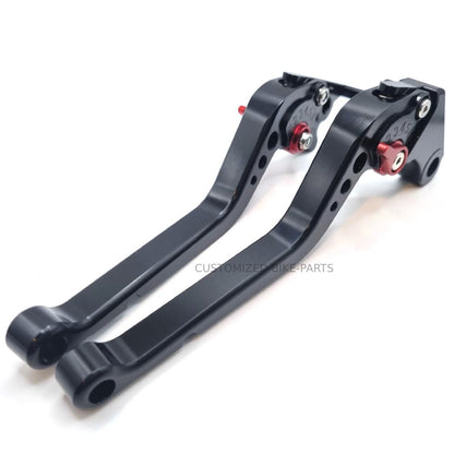 Long Black Red Clutch & Brake Levers For Honda CB125R 2019-2024