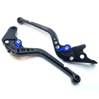 Long Black Blue Clutch & Brake Levers For Honda CB125R 2019-2024