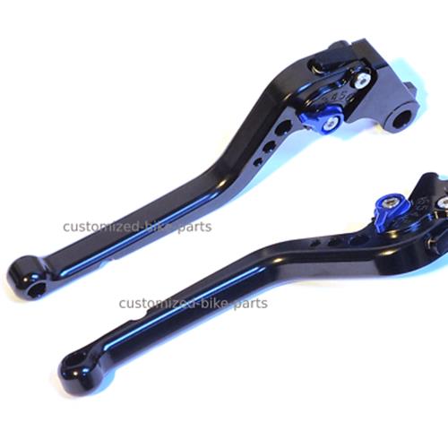 Long Black Blue Clutch & Brake Levers For Honda CBR 500 R / CB 500 F/X 2013-2021