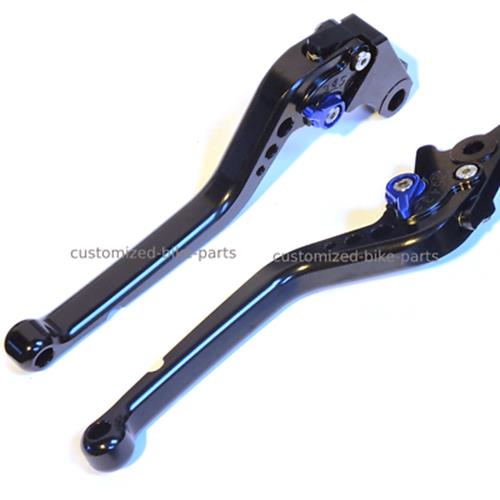 Long Black Blue Clutch & Brake Levers For Honda CBR 500 R / CB 500 F/X 2013-2021