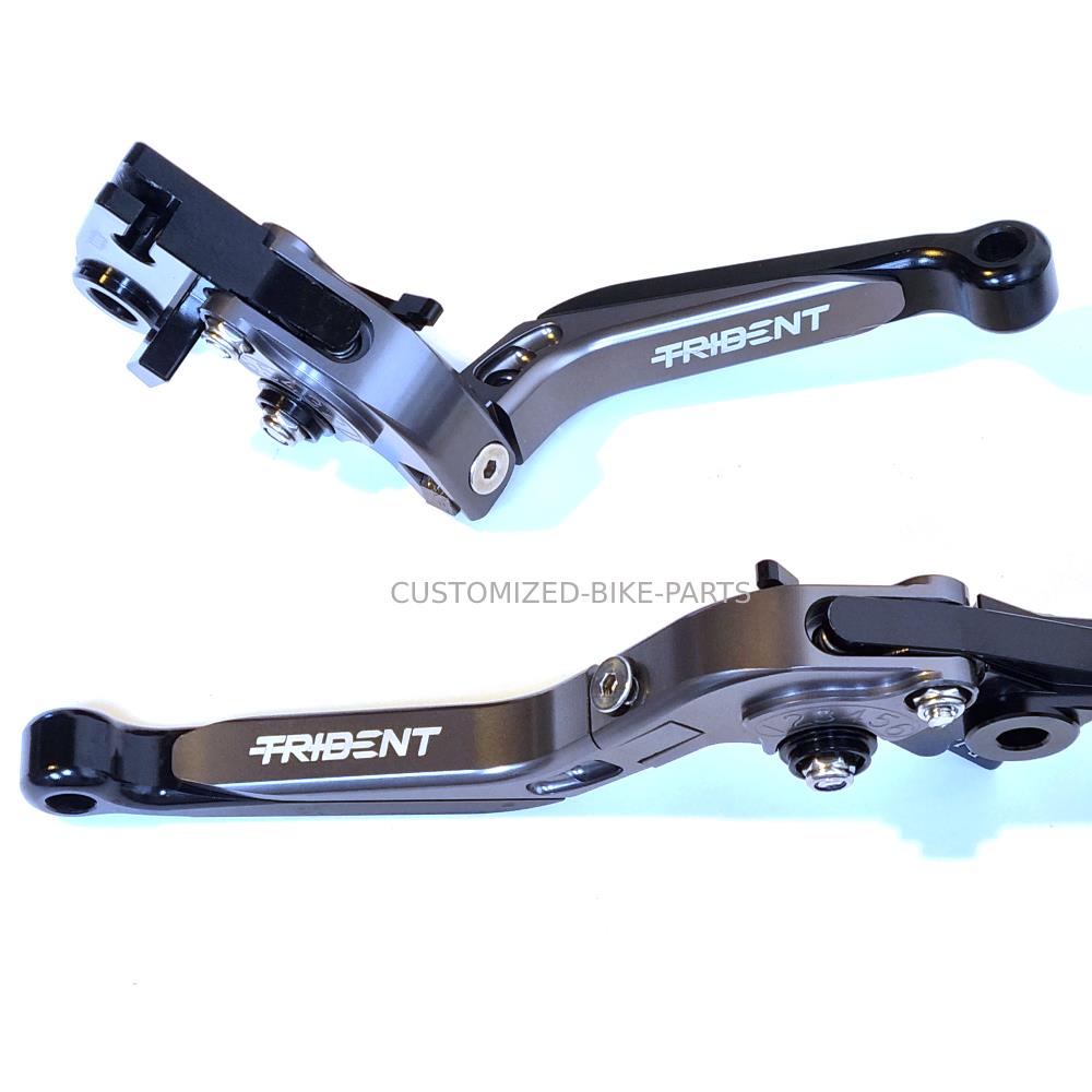 Triumph Trident 660 2021-2024 Titanium Adjustable Extendable Brake Clutch Levers