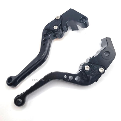 Short Black Clutch & Brake Levers For Yamaha YZF-R1 2004-2008