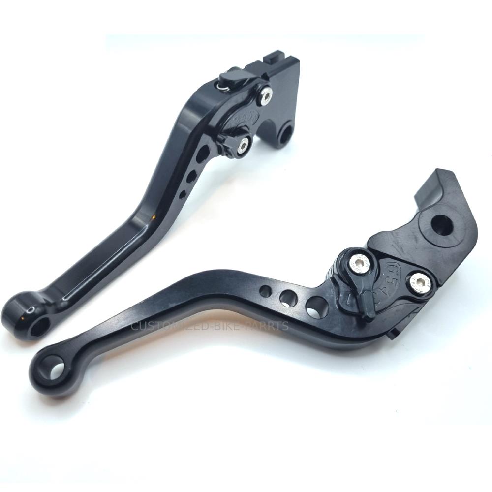 Short Black Clutch & Brake Levers For Yamaha YZF-R1 2004-2008