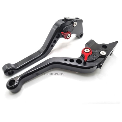 Short Black Clutch & Brake Levers Suzuki GSX-R GSX-S 125 150 2017-2019