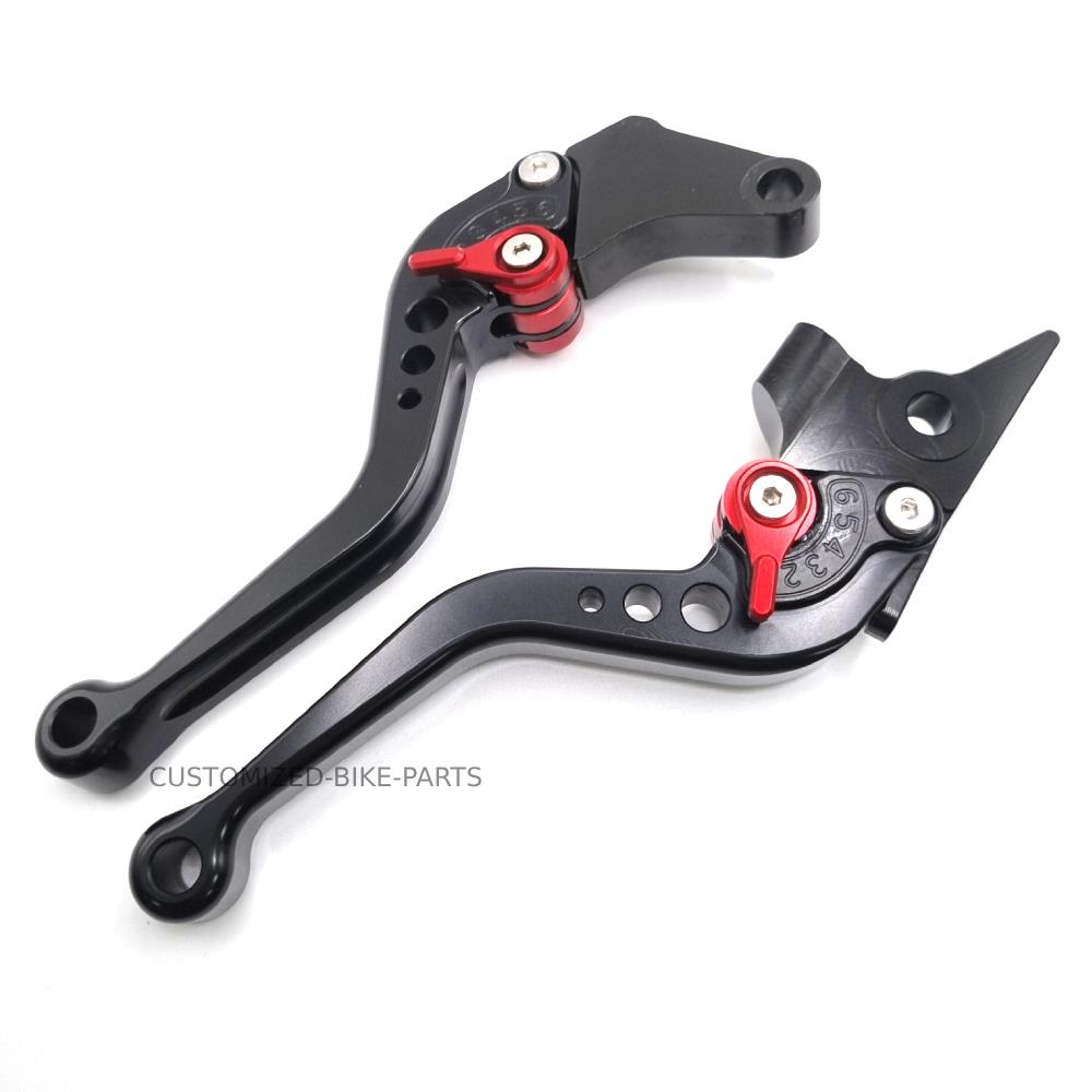 Short Black Clutch & Brake Levers Suzuki GSX-R GSX-S 125 150 2017-2019