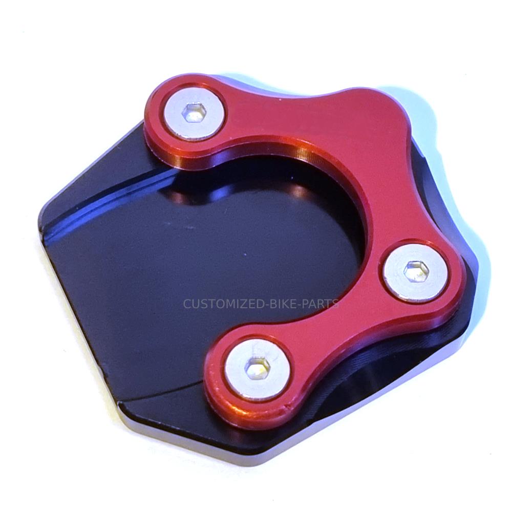 Red CNC Side Stand Kickstand Shoe Extender - Suzuki GSX-S1100 KATANA 2020-2021