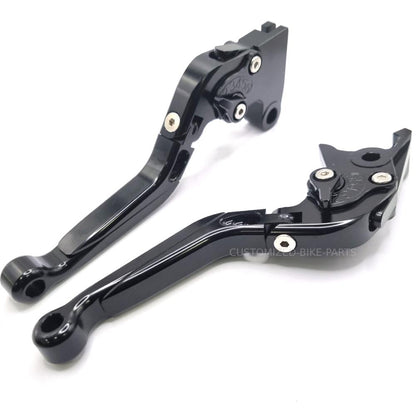 Black / Black Clutch & Brake Levers for Triumph 765 Street Triple R 2020-2024