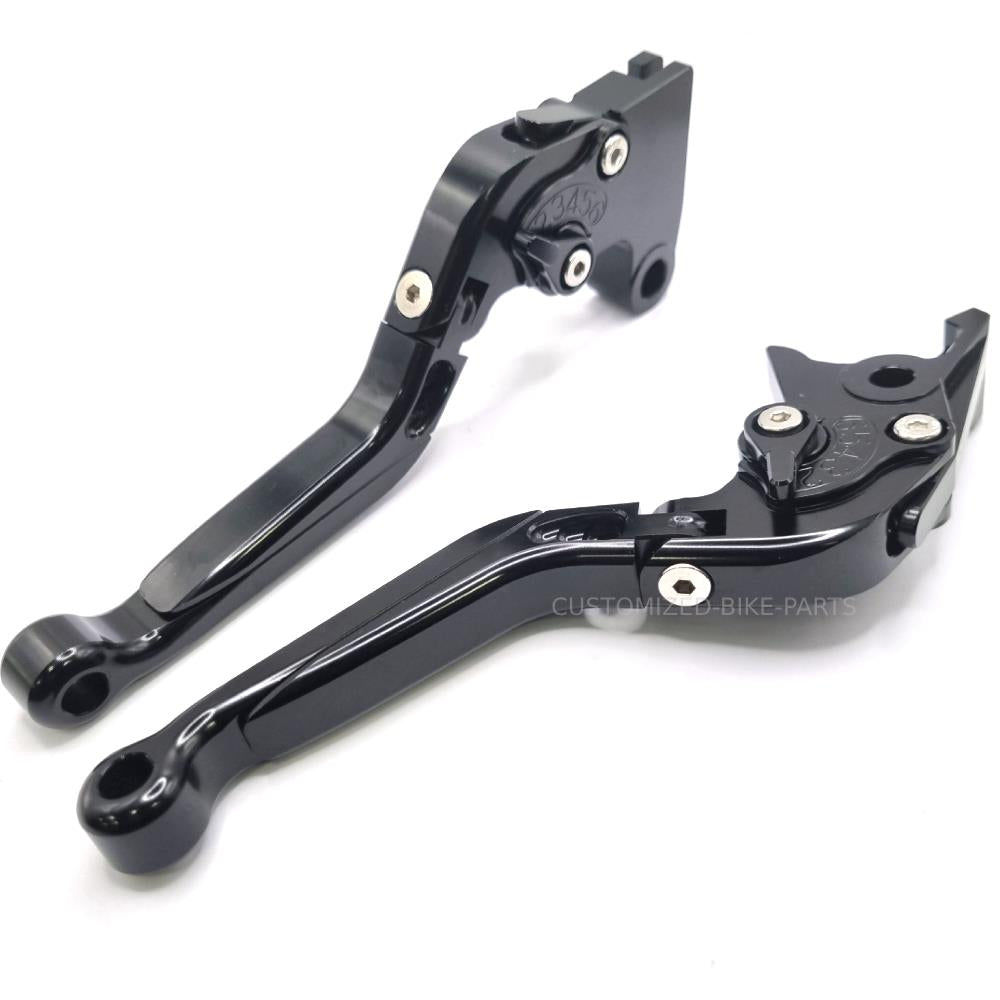 Black Adjustable Clutch & Brake Levers for Triumph Bonneville T120 / T100 16-23