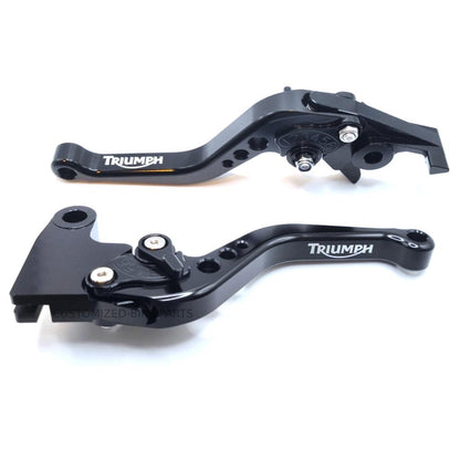 Triumph Short Black Adjustable Clutch & Brake Levers - Trident 660 + More models