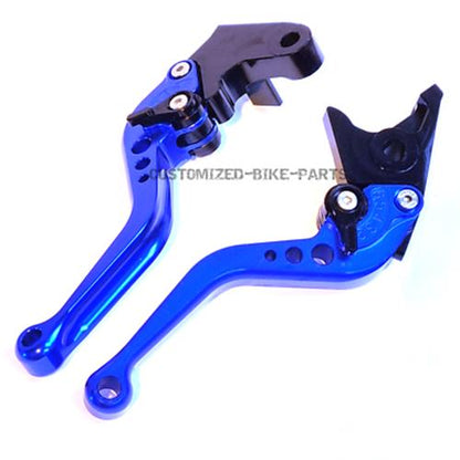 Short Blue Clutch & Brake Levers For Honda CB600F Hornet 2007-2013