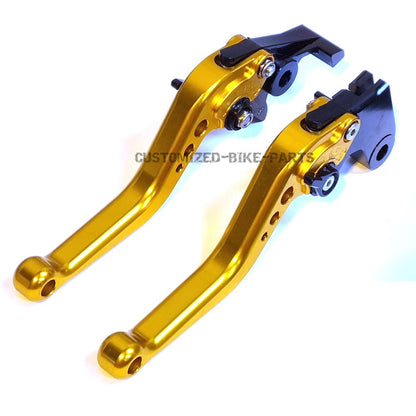 Short Gold Clutch & Brake Levers For Honda CB600F Hornet 2007-2013