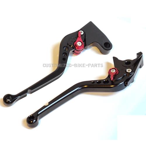 Long Black Clutch & Brake Lever Triumph BONNEVILLE / SE T100 / Black 2006-2015