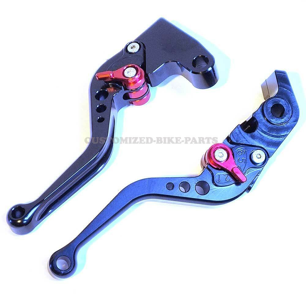 Short Black Clutch & Brake Lever For Triumph Speed Triple 1050 2011-2015