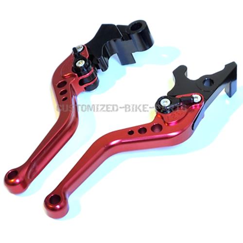 Short Red Clutch & Brake Levers - Yamaha MT-03 2016-2023