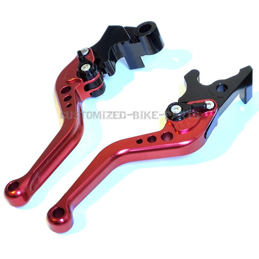 Short Red Clutch & Brake Levers - Yamaha YZF-R3 2015-2022