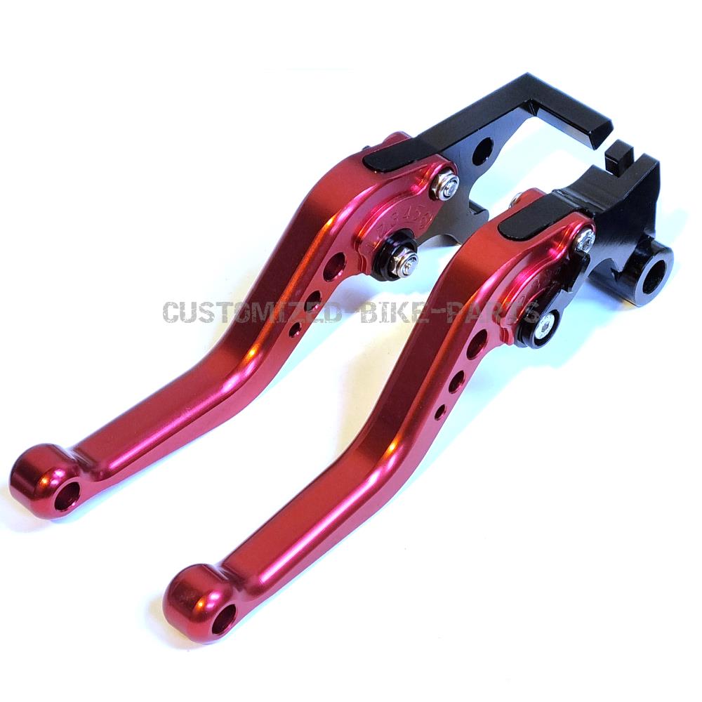 Short Red Clutch & Brake Levers - Yamaha YZF-R3 2015-2022