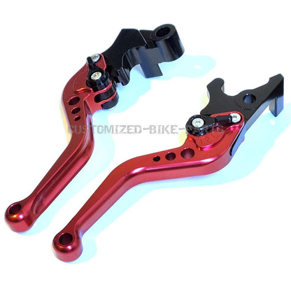 Short Red Clutch & Brake Levers - Yamaha MT-25 2015-2020