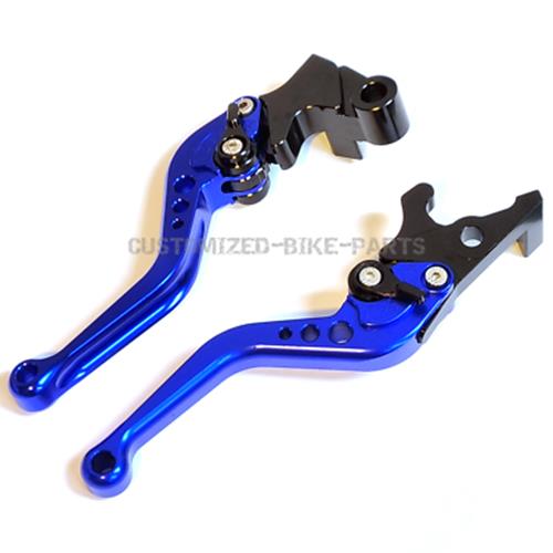 Short Blue Clutch & Brake Levers - Yamaha YZF-R3 2015-2022