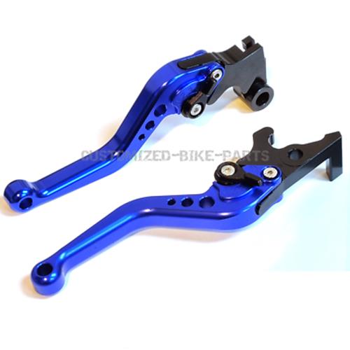 Short Blue Clutch & Brake Levers - Yamaha YZF-R3 2015-2022