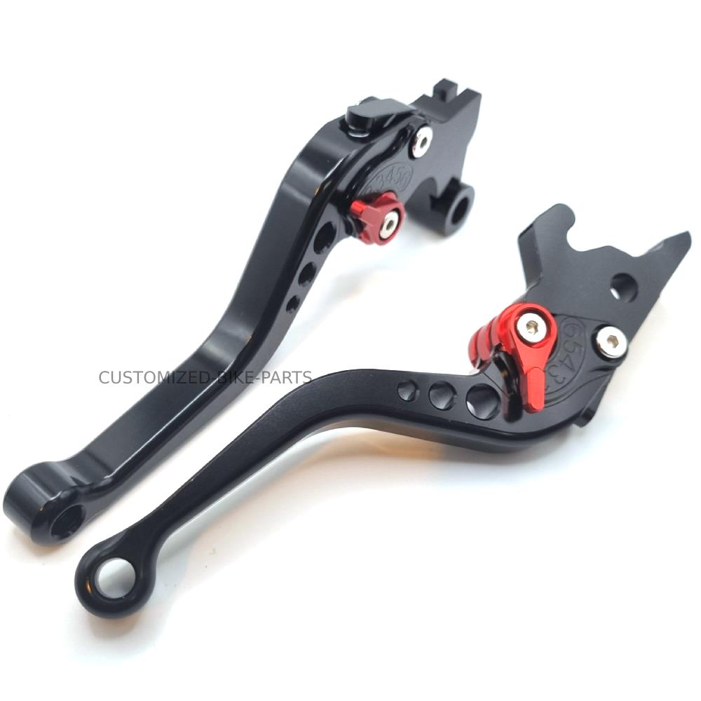 Short Black Clutch & Brake Levers - Yamaha YZF-R25 2015-2018