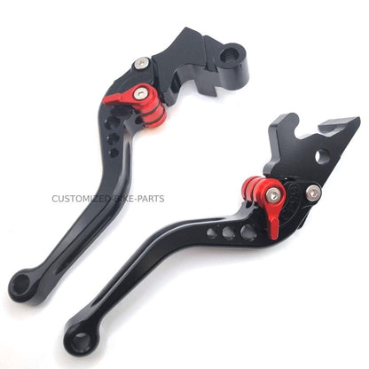 Short Black Clutch & Brake Levers - Yamaha YZF-R25 2015-2018