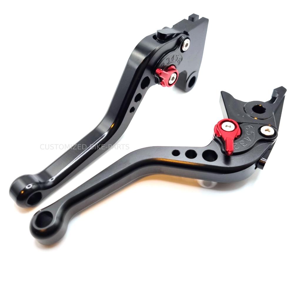 Short Black Clutch & Brake Levers - Triumph DAYTONA 600 / 650 2004-2005