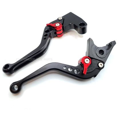 Short Black Clutch & Brake Levers - Triumph DAYTONA 600 / 650 2004-2005