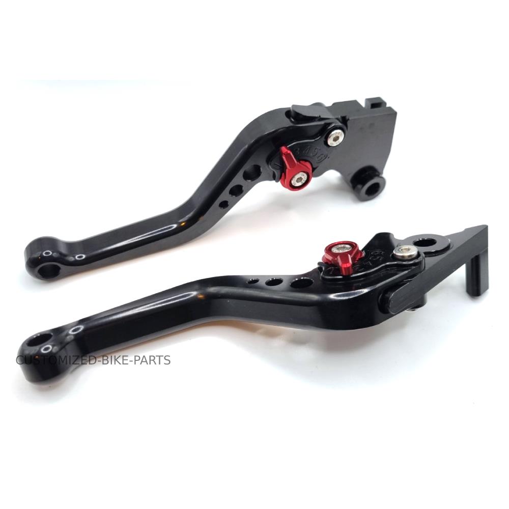 Short Black Clutch & Brake Levers For Kawasaki Z250SL 2016-2017