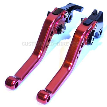 Short Red Clutch & Brake Levers For Honda CBR600F 2011-2013