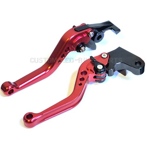 Short Red Clutch & Brake Levers For Honda CBR600F 2011-2013